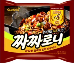 Chacharoni, makaron stir-fry z sosem z czarnej fasoli, łagodny 140g - Samyang - Kuchnie świata - miniaturka - grafika 1