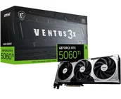 Karty graficzne - MSI VENTUS GeForce RTX 5060 TI 16G 3X OC NVIDIA 16 GB GDDR7 GEFORCE RTX 5060 TI 16G VENTUS 3X OC - miniaturka - grafika 1