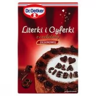 Ciasta, desery, wypieki - DR. OETKER Dekoracje do ciast Literki i Cyferki - miniaturka - grafika 1