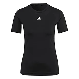 adidas Tf Train T-Shirt damski, czarny/biały, M - Koszulki i topy damskie - miniaturka - grafika 1