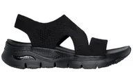 Sandały damskie - Buty sandały damskie Skechers Arch Fit  Brightest Day (119458-BBK)-37 - miniaturka - grafika 1