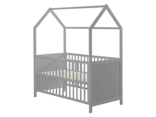 Roba Łóżko domek 70x140 z regulacją wysokości Taupe 70x140 - Łóżeczka i kojce Roba Łóżko domek 70x140 z regulacją wysokości Taupe 70x140 - Łóżeczka i kojce - miniaturka - grafika 1