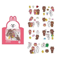 Zabawki kreatywne - Grupo Erik Editores Grupo Erik Editores LINE3328 Naklejki Deco Line Friends LINE3328 - miniaturka - grafika 1