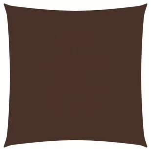vidaXL Żagiel ogrodowy, tkanina Oxford, kwadratowy, 6x6 m, brązowy 135802 - Parasole ogrodowe - miniaturka - grafika 1
