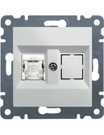 Gniazdka elektryczne - Hager Polo LUMINA2 Gniazdo komputerowe pojedyncze RJ45 kat. 6 FTP białe WL2170 WL2170 - miniaturka - grafika 1