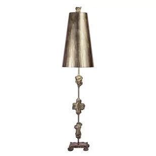 Elstead Z antyczną ozdobą lampa stołowa Fragment Silver - Lampy stojące - miniaturka - grafika 1