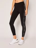 Spodnie damskie - DKNY Sport Legginsy DP8P1883 Czarny Slim Fit - miniaturka - grafika 1