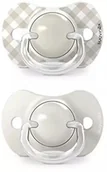 Smoczki uspokajające - Suavinex 309057-SMOCZEK FIZJOLOGICZNY SX PRO 0-6M 2SZT BEŻOWY WILD&FREE - miniaturka - grafika 1