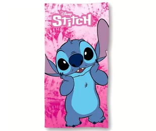 Ręcznik kąpielowy plażowy STITCH 70x140 bawełna 320gsm - Okrycia kąpielowe dla dzieci - miniaturka - grafika 1