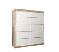 Szafy - Szafa przesuwna Garderoba VERONA 1 180 gł. 62 sonoma/biały - miniaturka - grafika 1