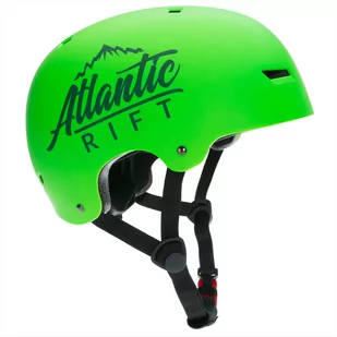 Kask dziecięcy/skate Atlantic Rift Neonowy Zielony S - Kaski rowerowe - miniaturka - grafika 1