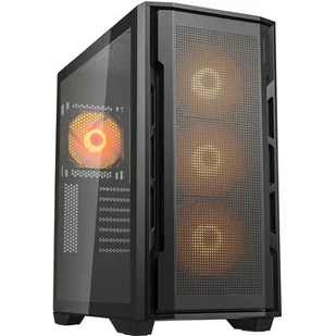 Obudowa Cougar COUGAR Obudowa Uniface RGB Black, Midi Tower - Obudowy komputerowe - miniaturka - grafika 1