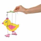 Pacynki - Baker Ross AX786 pisklęta wielkanocne, zestaw do majsterkowania, 3 sztuki, majsterkowanie dla dzieci na Wielkanoc - miniaturka - grafika 1