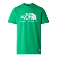 Koszulki sportowe męskie - Koszulka The North Face Berkeley California 0A87U5PO81 - zielona - miniaturka - grafika 1