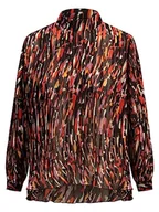 Bluzki damskie - ApartFashion Bluzka, Czarno-wielokolorowy, 40-42 - miniaturka - grafika 1