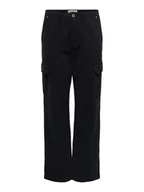 Spodnie damskie - pantaloni donna only 15300976 malfy black - miniaturka - grafika 1