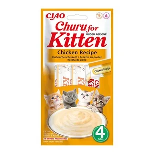 Przysmak dla kota INABA Ciao Churu Kitten Kurczak (4 x 14 g) - Przysmaki dla kotów - miniaturka - grafika 1