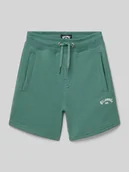 Spodnie i spodenki dla chłopców - Szorty z dzianiny dresowej o kroju regular fit z wyhaftowanym logo model ‘ARCH’ - miniaturka - grafika 1