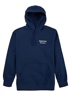 Swetry męskie - Burton Burton Męski sweter z kapturem Goods niebieski niebieski (Dress Blue) 48 20388106401 - grafika 1