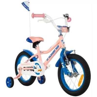 Rower dziecięcy INDIANA Roxy Kid 14 cali dla dziewczynki Różowy | Bezpłatny transport