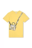 Sukienki i spódniczki dla dziewczynek - Marc Jacobs sukienka bawełniana dziecięca kolor złoty mini prosta - miniaturka - grafika 1