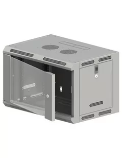 Aicom A-LAN Szafa wisząca 9U 600x600 SW-9U-600-600-N SW-9U-600-600-N-DSJ-OP-RP-B - Szafy rack - miniaturka - grafika 2