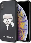 Etui i futerały do telefonów - Karl Lagerfeld Etui KLHCI65DLHBK iPhone XS Max czarne - miniaturka - grafika 1