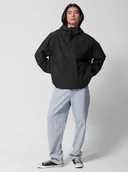 Kurtki męskie - Męska kurtka przejściowa Outhorn OTHWSS24TJACM204 - czarna - miniaturka - grafika 1