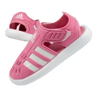 Buty dla dziewczynek - Sandały adidas Water Sandal Jr GW0386 różowe - grafika 1