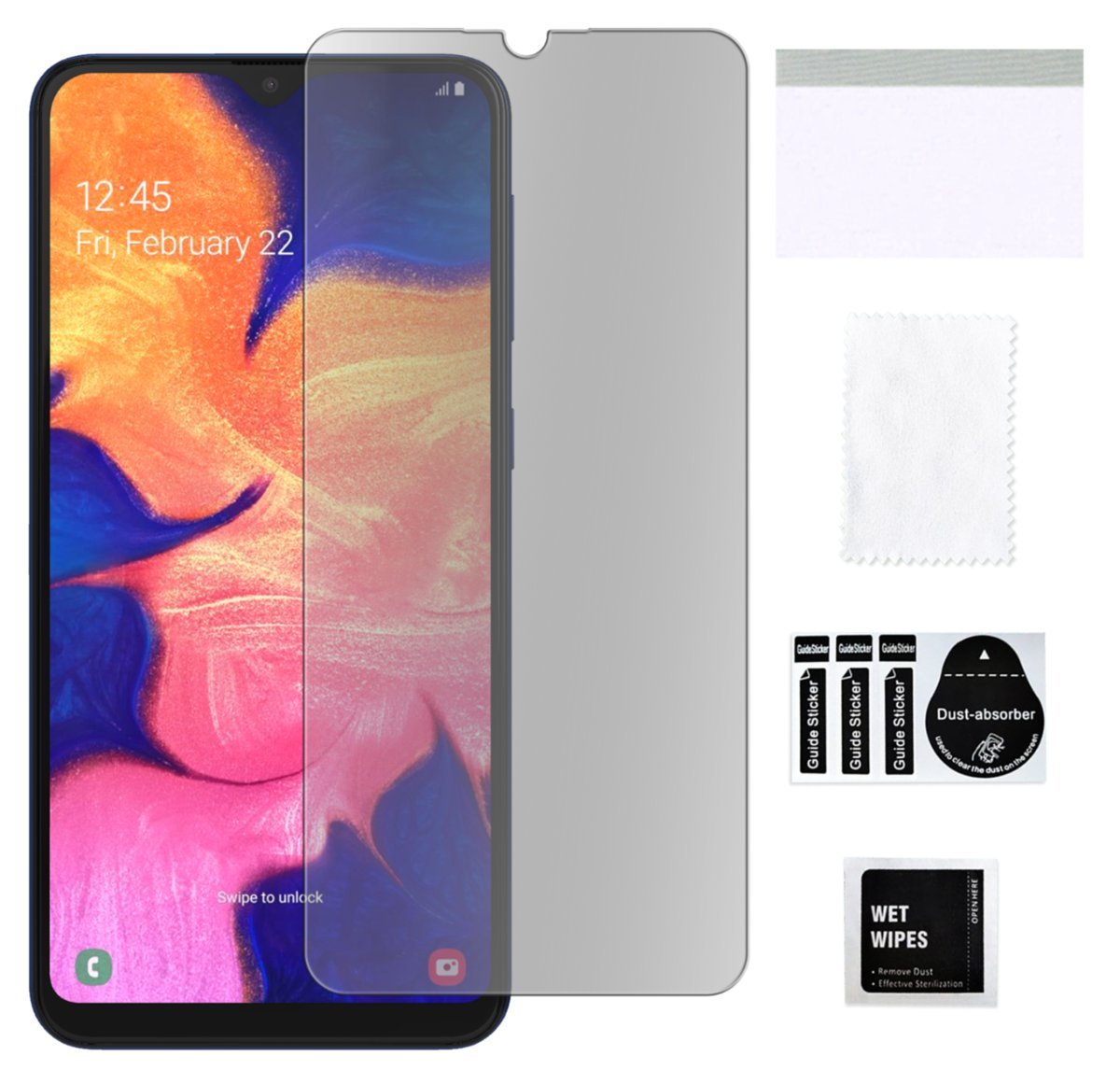 Szkło hybrydowe matowe do SAMSUNG GALAXY A10 ochrona na ekran mocna glass