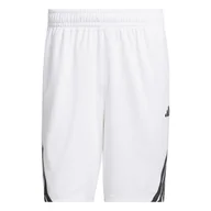 Spodenki męskie - Męskie Spodenki ADIDAS 3-STRIPES SHORT JN4739 – Biały - miniaturka - grafika 1