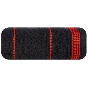 Eurofirany Euro Firany Ręcznik Kąpielowy Mira 18 500 g/m2 Czarny 30x50 1071270 - Ręczniki - miniaturka - grafika 1