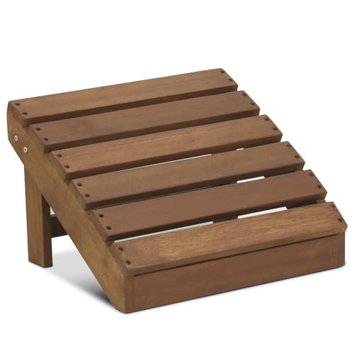 Furinno Podnóżek zewnętrzny, drewno, naturalny