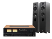 Zestawy stereo - NAD C 3050 (orzech) + Diva 5 (czarny) - miniaturka - grafika 1