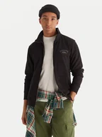 Bluzy męskie - Quiksilver Bluza Zip Fleece EQYFT05134 Czarny Regular Fit - miniaturka - grafika 1