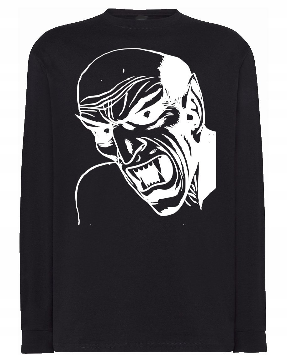 Longsleeve męski nadruk WAMPIR r.3XL