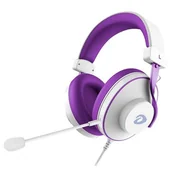 Słuchawki - Dareu EH745s Biało-fioletowe - miniaturka - grafika 1
