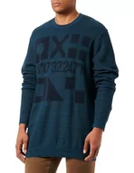 Swetry męskie - s.Oliver sweter męski, Niebieski zielony, 5XL - miniaturka - grafika 1