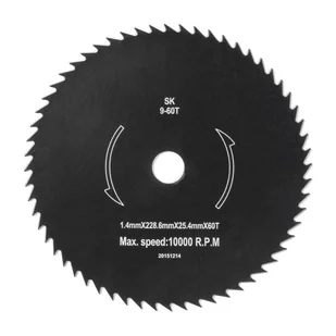 TARCZA TNĄCA DO KOS SPALINOWYCH 60T 255mm 1911-9267-01 STIGA - Akcesoria do kos i kosiarek - miniaturka - grafika 1