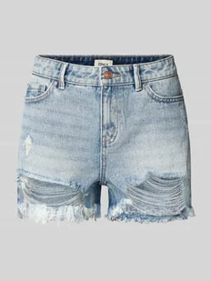 Szorty jeansowe o kroju regular fit z czystej bawełny model ‘PACY’ - Spodenki damskie - miniaturka - grafika 1