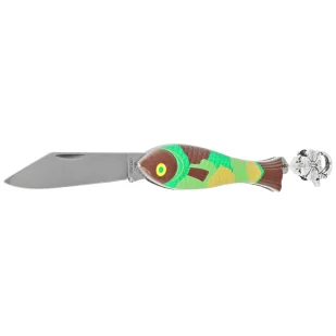 Nóż składany Mikov Fishlet 130 Camouflage, Satin 420 (130-NZn-1/CAMOUFLAGE) - Noże - miniaturka - grafika 2