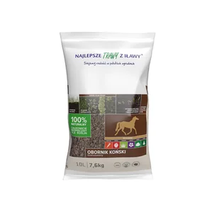 Obornik koński 10 l Najlepsze Trawy z Iławy - Nawozy ogrodnicze - miniaturka - grafika 1