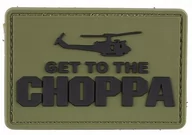 Odzież taktyczna i umundurowanie - Naszywka 3D - Get to the Choppa Olive (GFT-30-018033) G GFT-30-018033 - miniaturka - grafika 1
