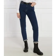 Spodnie damskie - CALVIN KLEIN JEANS Jeansy MOM JEAN | Slim Fit - miniaturka - grafika 1