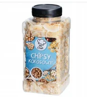 Owoce świeże i suszone - Słoik chipsy kokosowe 300g - miniaturka - grafika 1