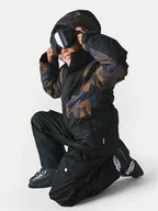 Kurtki narciarskie - NAME IT Kurtka narciarska 13228952 Brązowy Regular Fit - miniaturka - grafika 1