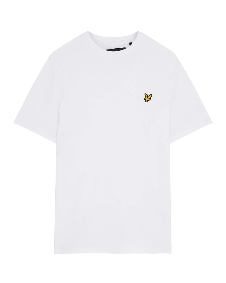 t-shirt uomo lyle and scott 1874 zz ts400vogx plain shirt 626 white
