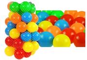 Suche baseny - Lean Toys Piłki do suchego basenu W siatce 50 szt - miniaturka - grafika 1