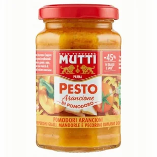 Mutti 180G Pesto Z Pomarańczowych Pomidorów - Zdrowa żywność - miniaturka - grafika 1