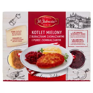 U Jędrusia - Kotlet mielony z burakami i puree - Szybkie dania obiadowe - miniaturka - grafika 1